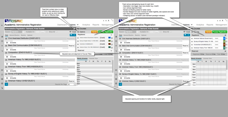 These images depict Mosaic progress around 2014.